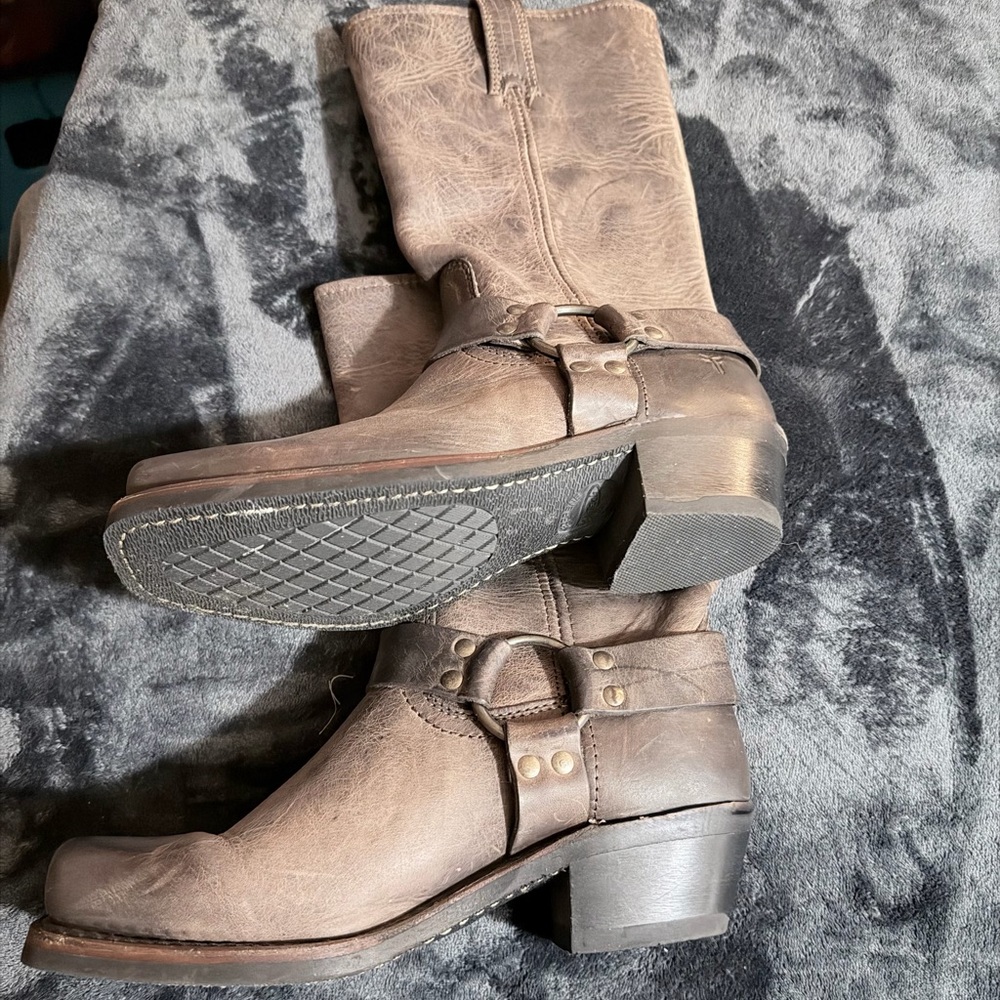 Brown Leather Frye Boots